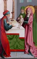 De presentatie van Jezus in de tempel